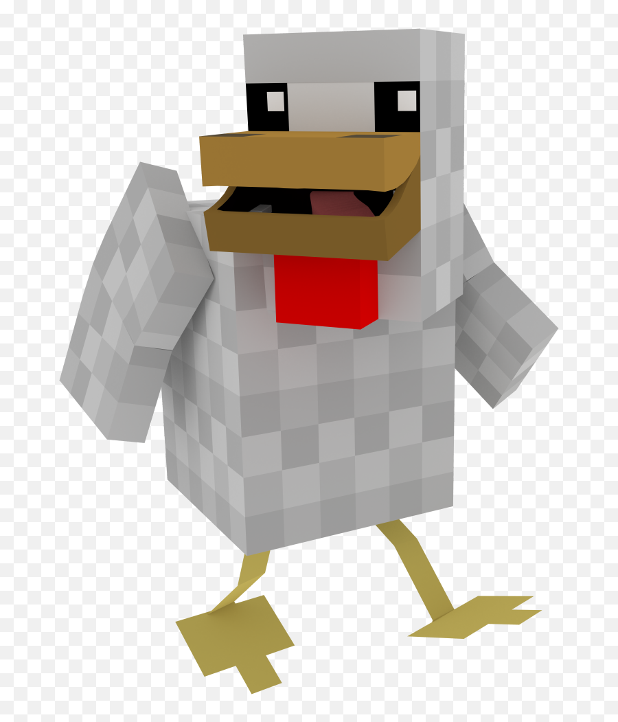 Minecraft Chicken - Cute Minecraft Chicken Transparent Emoji,Emojis In Minecraft Renaming
