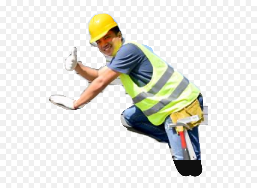 Roofer Worker Construction Sticker By Beth Bright - Roofing Contractor Emoji,Emojis Construction Worker