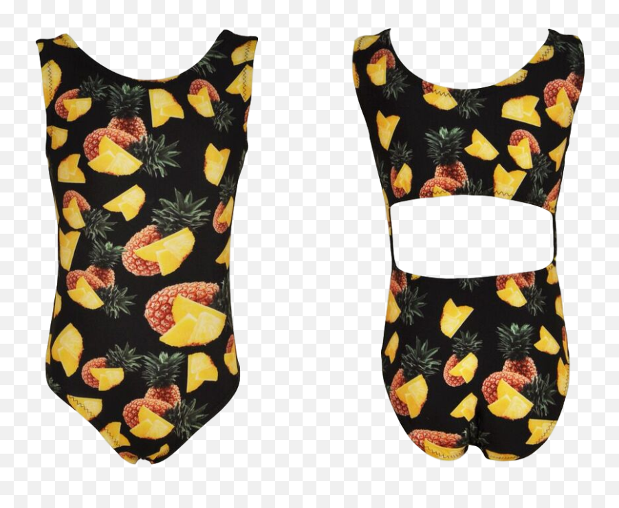 Gymnastics Leotards - Pineapple Leotard Emoji,Gymnastics Leotards Donuts And Emojis