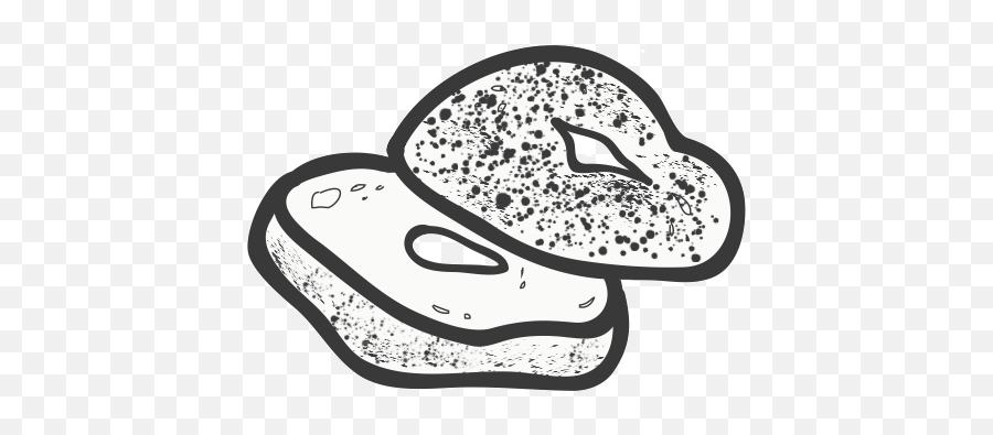 Menu U2014 Dune Donuts And Bagels - Bagel With Butter Draw Emoji,Onion Head Emoticon Gif