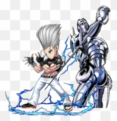 Jojo Collab When Bravefrontier - Benimaru Kof Emoji,Gaia Online Emoticons Crown