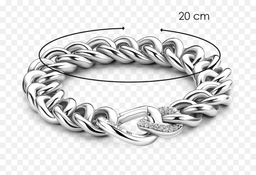 Milano Chunky Link Bracelet - Ti Sento Milano Necklace 3933sy Gift Silver Women Adult Emoji,Bracelet For Emotions