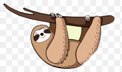 Sloth Sticker Challenge On Picsart - Pygmy Sloth Emoji,Sloth Face Emoticon