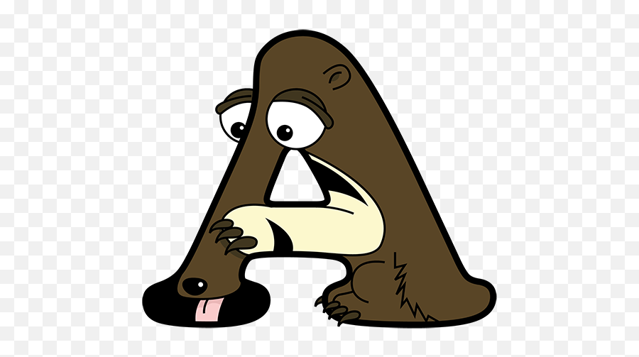 Alphabetimals Stickers By Alphabetimals - Alphabetimals Anteater Emoji,Walrus Emoji