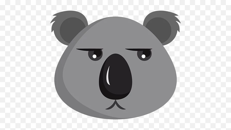 Koala - Stickers For Whatsapp Dot Emoji,Whatsapp Emoticon Bear
