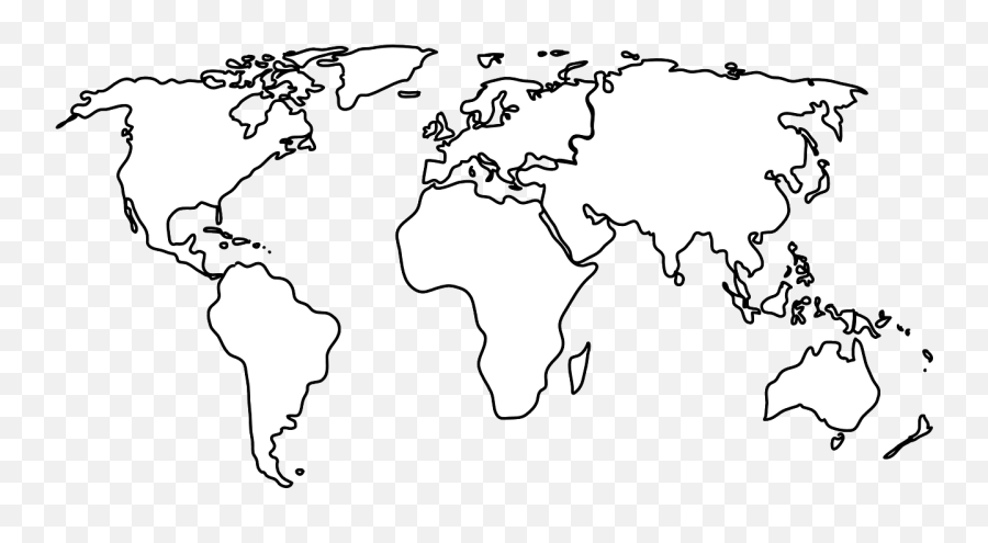 Dora The Updated - World Map Outline Emoji,