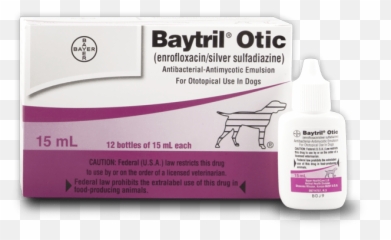 Baytril Otic Antibacterial - Antimycotic Emulsion For Solution Emoji,Cat Emoji Gota,io