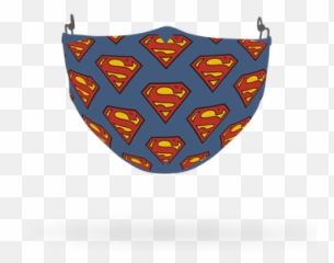 Custom Printed Face Coverings - Superhero Theme Face Emoji,Superhero Heart Emoji