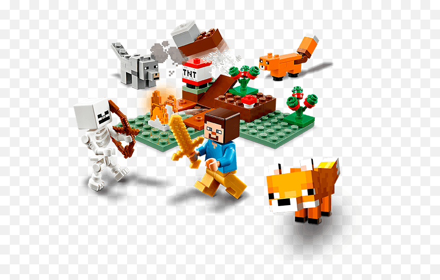 Lego Minecraft 21162 The Taiga Adventure Jr Toy Company Emoji,Minecraft Emotion