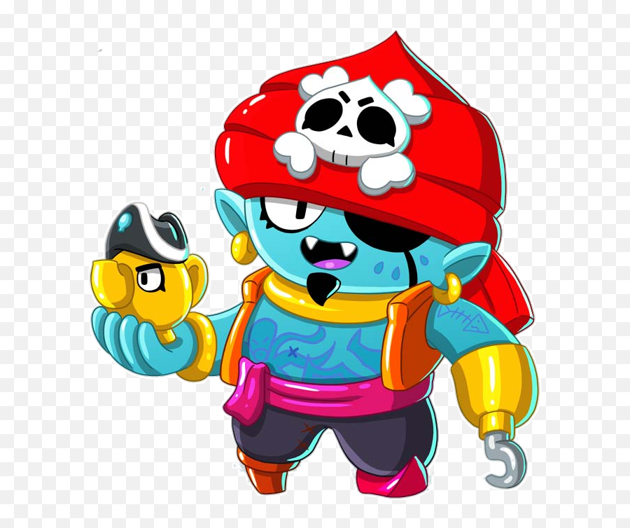 Brawlstars Gene Gene Brawlstars Sticker By Designer - Brawl Stars Pirate Gene Emoji,Gene Emoji