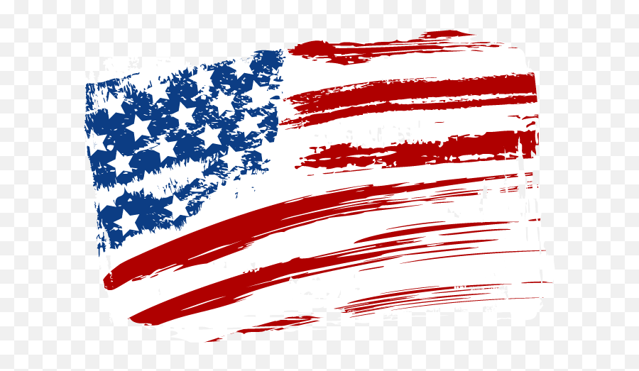 Flag Of The United States Independence Day - Usa Flag Png Us Flag Painted Transparent Emoji,Emoji 2 Independence Day