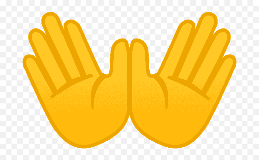 Open Hands Emoji - Open Hands Emoji,Emoji De Manos