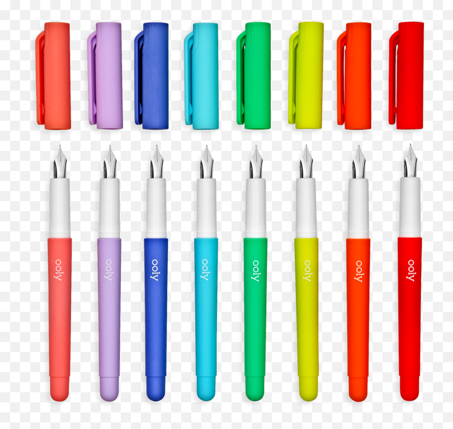 Writing Supplies - Color Fountain Pens Emoji,Emotion Pencils