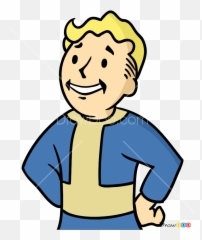 How To Draw Vault Boy Fallout - Fallout Shelter Boy Png Emoji,Vault Boy Emotions