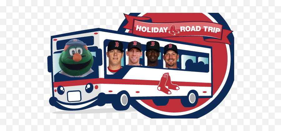 Scrapbook - Boston Red Sox Team Bus Emoji,Go Red Sox Emoticon