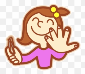 Free Nail Biter Cliparts Download Free Clip Art Free Clip - Cutting Nails Clip Art Emoji,Nail Emoji