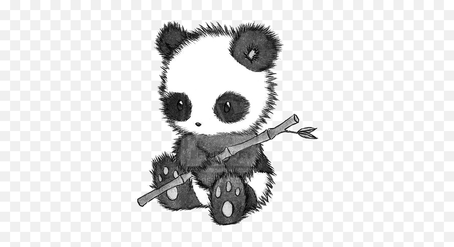 Panda Png Tumblr - Drawn Panda Emoji,Panda Emoji Shirt