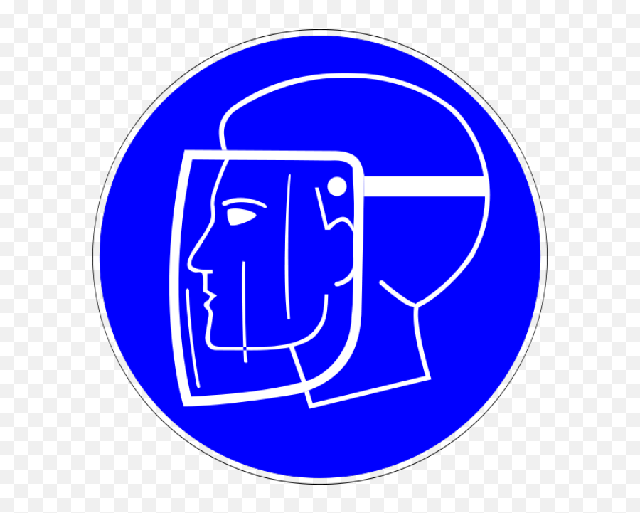 Lab Clipart Ppe - Ppe Face Shield Sign Emoji,Shield Emoji Png