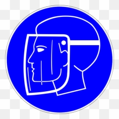 Lab Clipart Ppe - Ppe Face Shield Sign Emoji,Shield Emoji Png