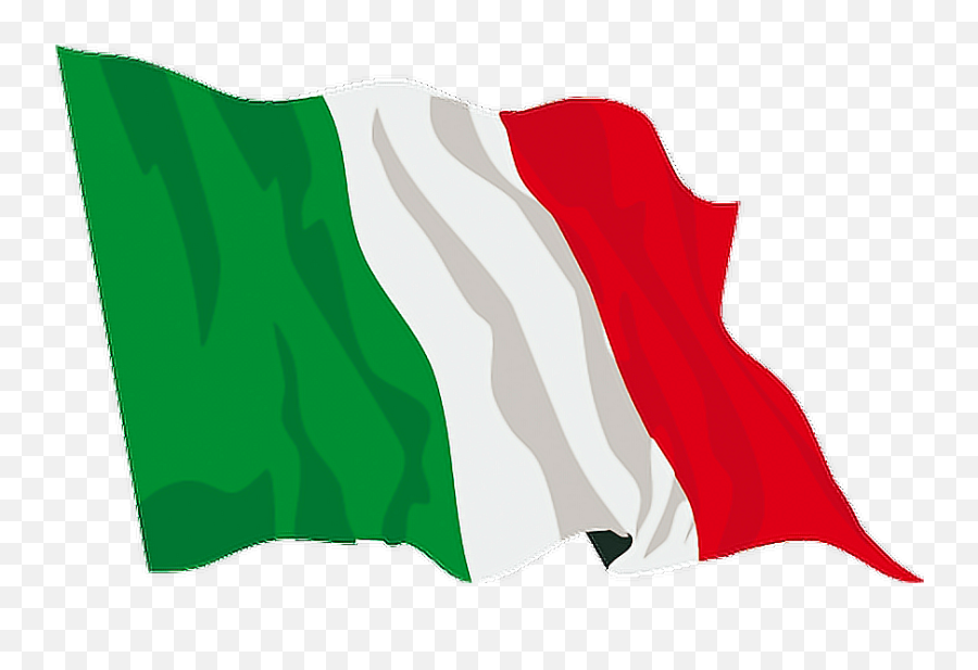 Stickerflagbandieraitalyitalian Sticker - Italian Flag Wavy Clipart Emoji,Italian Flag Emoji