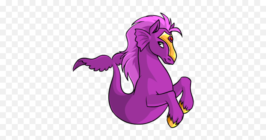 Purple Peophin - Peophin Neopets Emoji,Purple As An Emotion