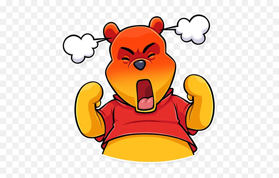 Winnie The Pooh - Telegram Sticker Winnie Pooh Para Stickers Emoji,What Happened In Winnie The Pooh Emojis