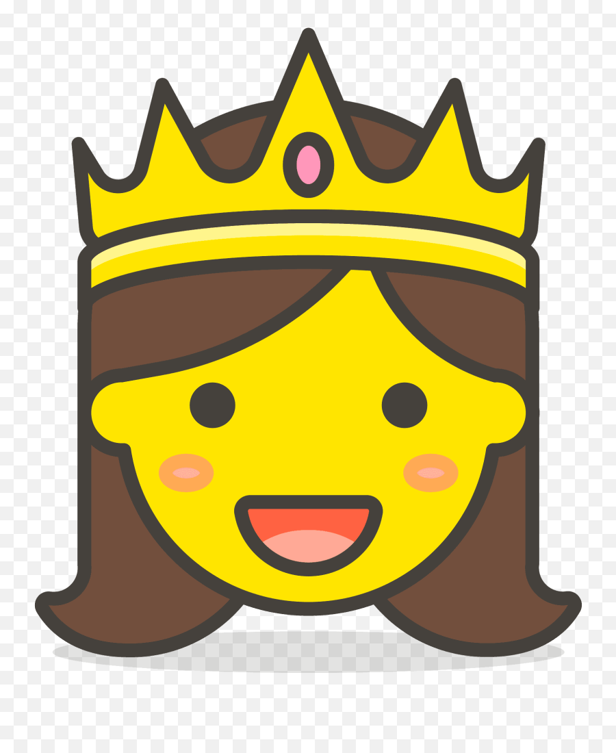 Princess Emoji Clipart - Prince Icon,Queen Emoji