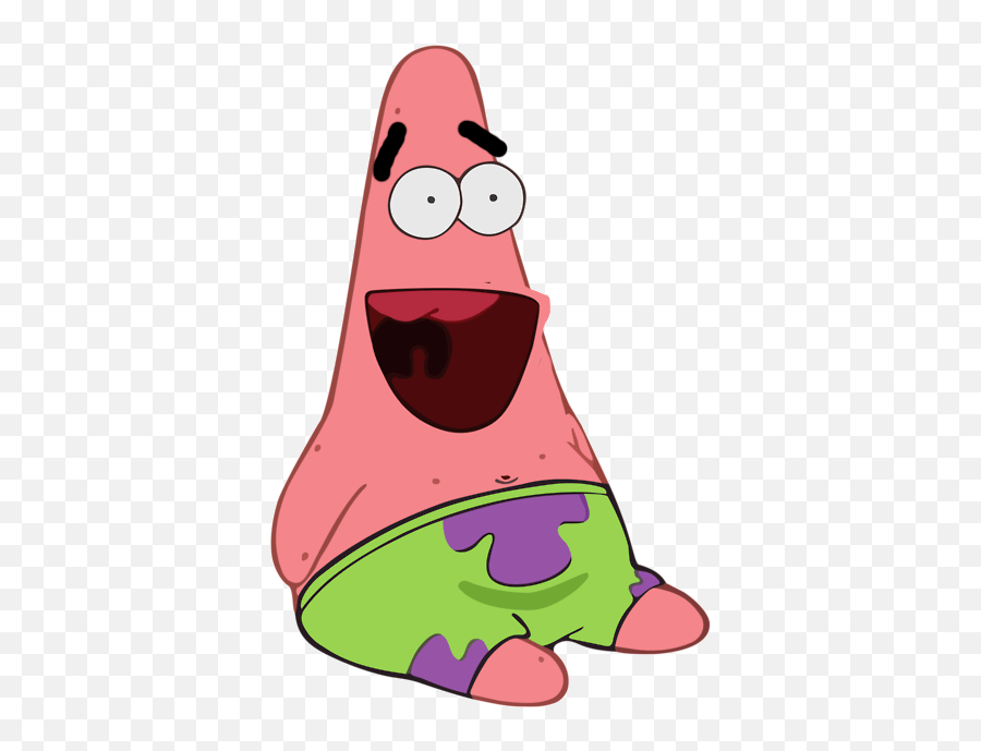 Patrick Star Spongebob Squarepants - Surprised Patrick Png Emoji,Downloadable Spongebob Emojis