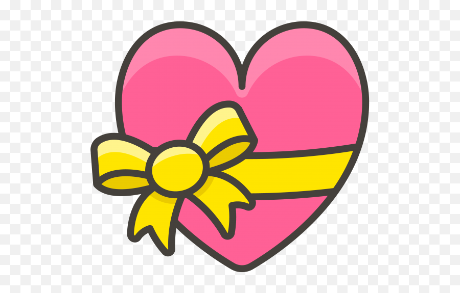 Heart With Ribbon Emoji Png Transparent - Girly,Eye Emoji .png