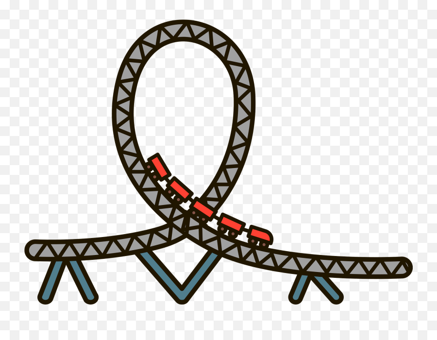 Roller Coaster Clipart - George Washington Bridge Emoji,Roller Coaster Emoji