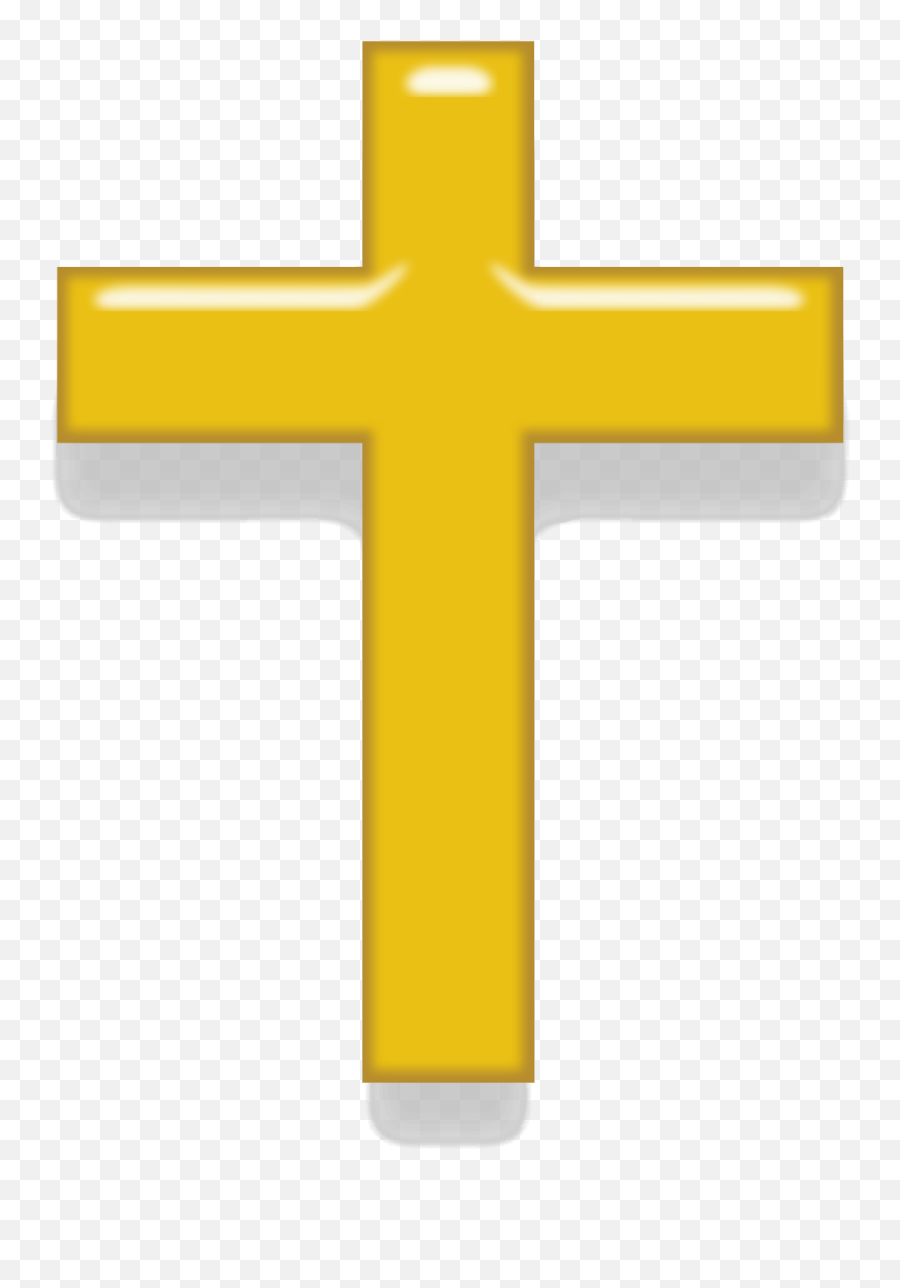 Latin Cross - Cross Gold Png Emoji,Crucifix Emoji