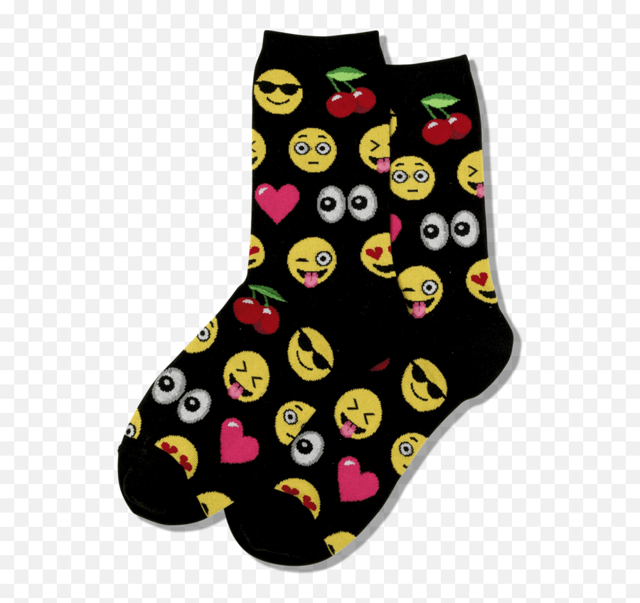 Womens Emoji Crew Socks - Girly,Laywer Emoji