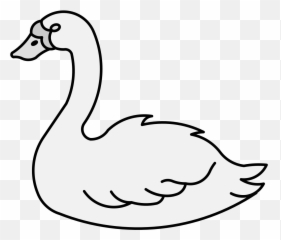 Swan - Swan Silhouette Emoji,Emojis Para Colorir