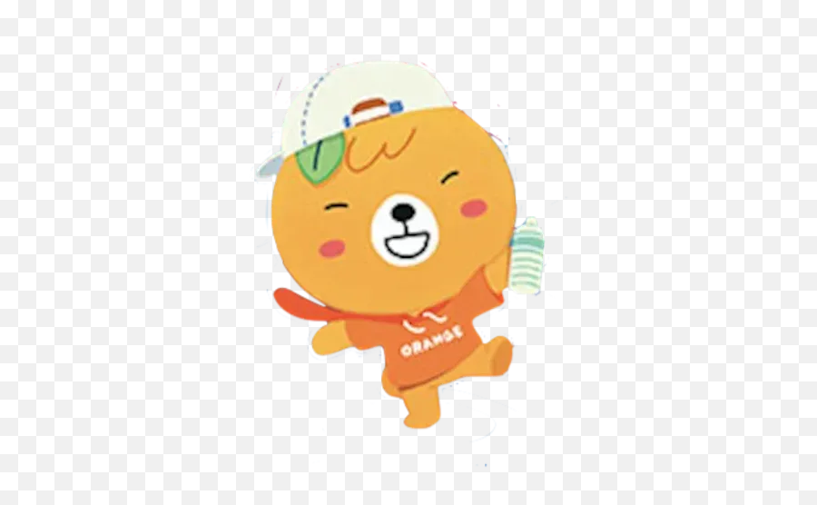 Shinhwa Orange Whatsapp Stickers - Happy Emoji,Emoji Orans