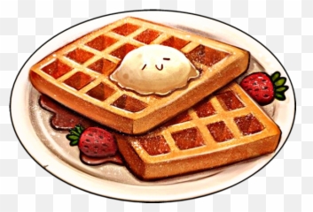 Waffles Sticker Challenge - Png Waffles Kawaii Emoji,Breakfast Waffle Emojis