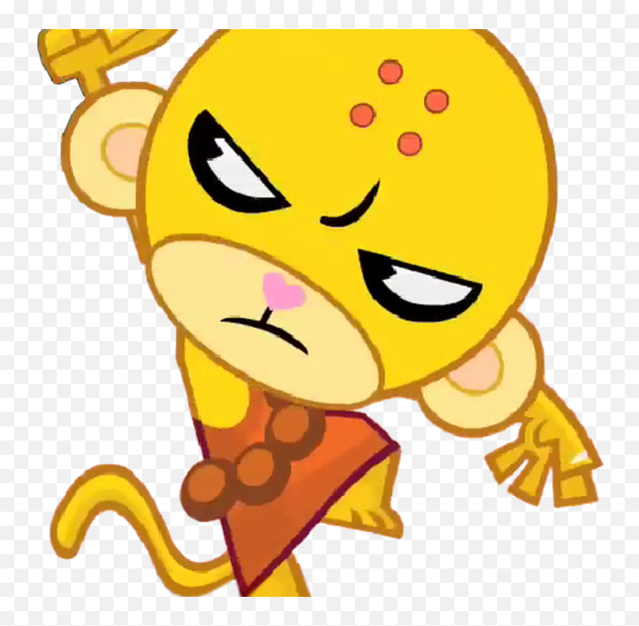 Buddhist Monkey Happy Tree Friends - Buddhist Monkey Emoji,Llittle Monkey Emojis