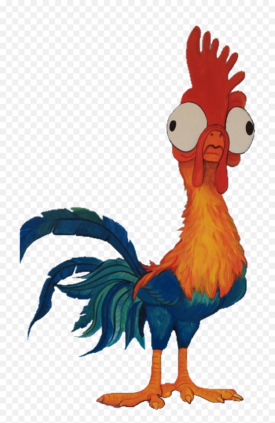 Chicken Rooster Cute Sticker By Big Moutain Energy - Hei Hei Print Out Emoji,Rooster Emoji