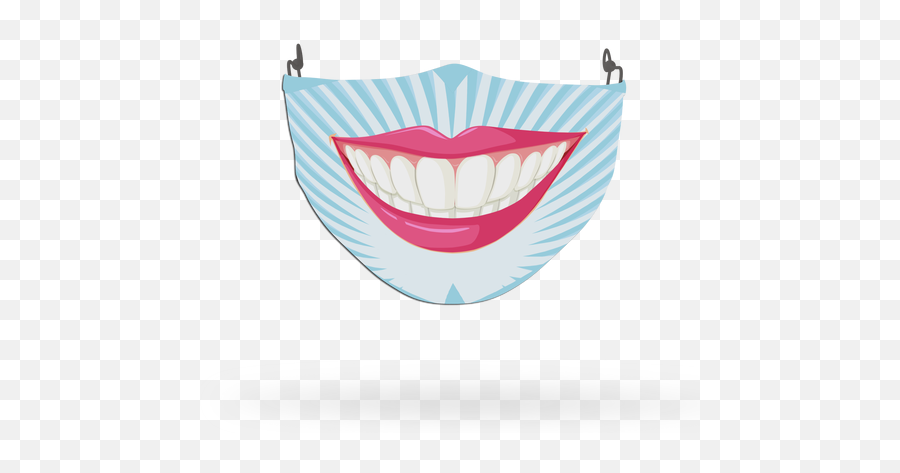 Custom Printed Face Coverings - Sexy Lip And Mouth Theme Happy Emoji,Sexy Tongue Emojis