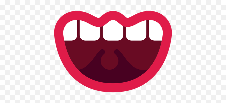 Mouth Icons Editable Designs - Boca Abierta Dibujo Png Emoji,Dentist Open Mouth Emoticon