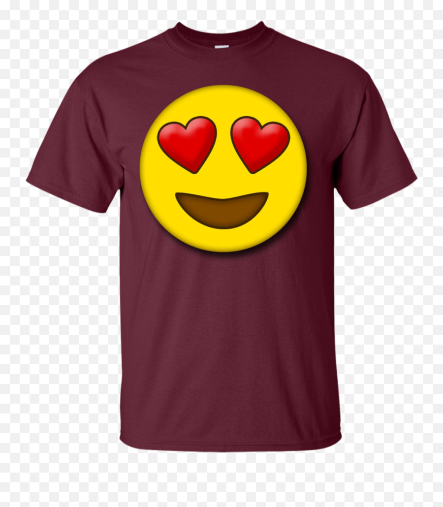 Cute Heart Eyes Emoji Valentineu0027s Day Love Menwomen T Shirt - Vintage Seahawks T Shirt,Eyes Covered Emoji