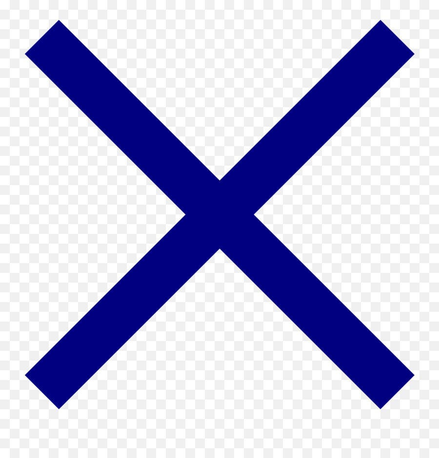 Saltire - Wikipedia Blue X Emoji,Confederate Emoji