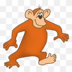 Cartoon Monkey Walking Gif Transparent Png - Free Download Emoji,Download Cincinnati Bengals Animated Emojis