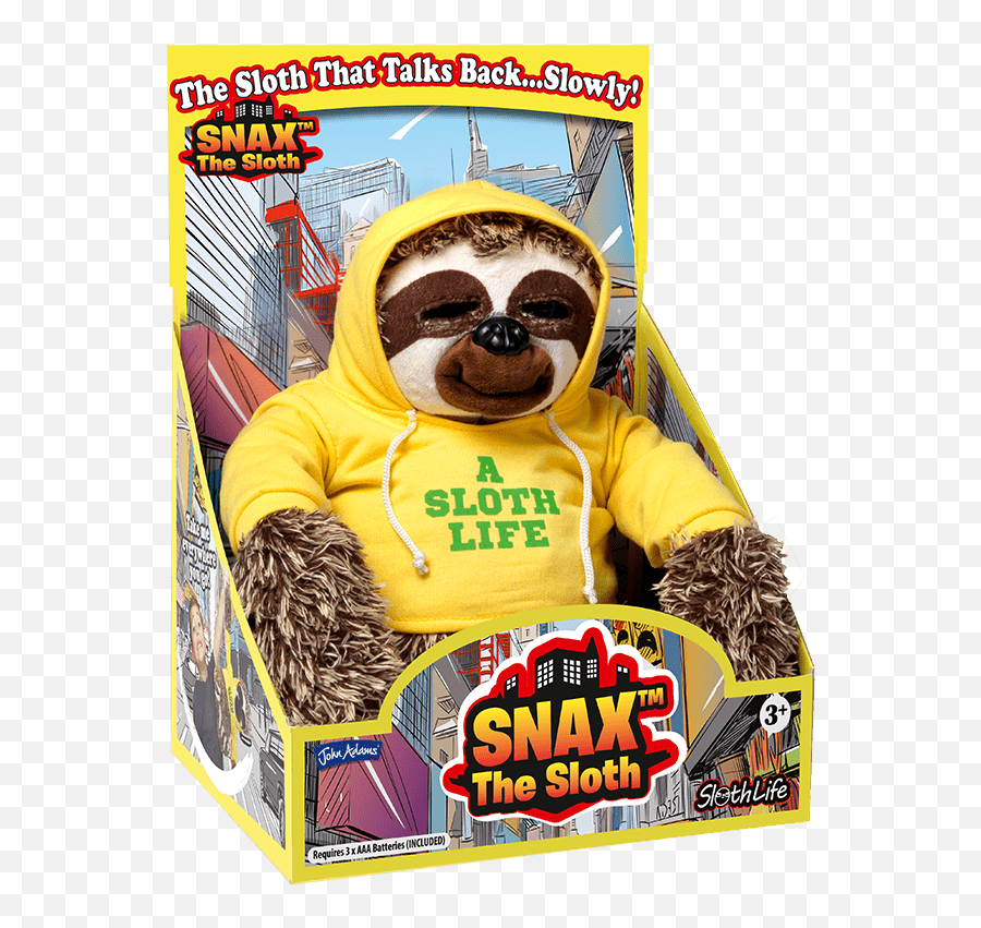 Snax The Sloth - John Adams Emoji,No Words Just Emotions Sloth