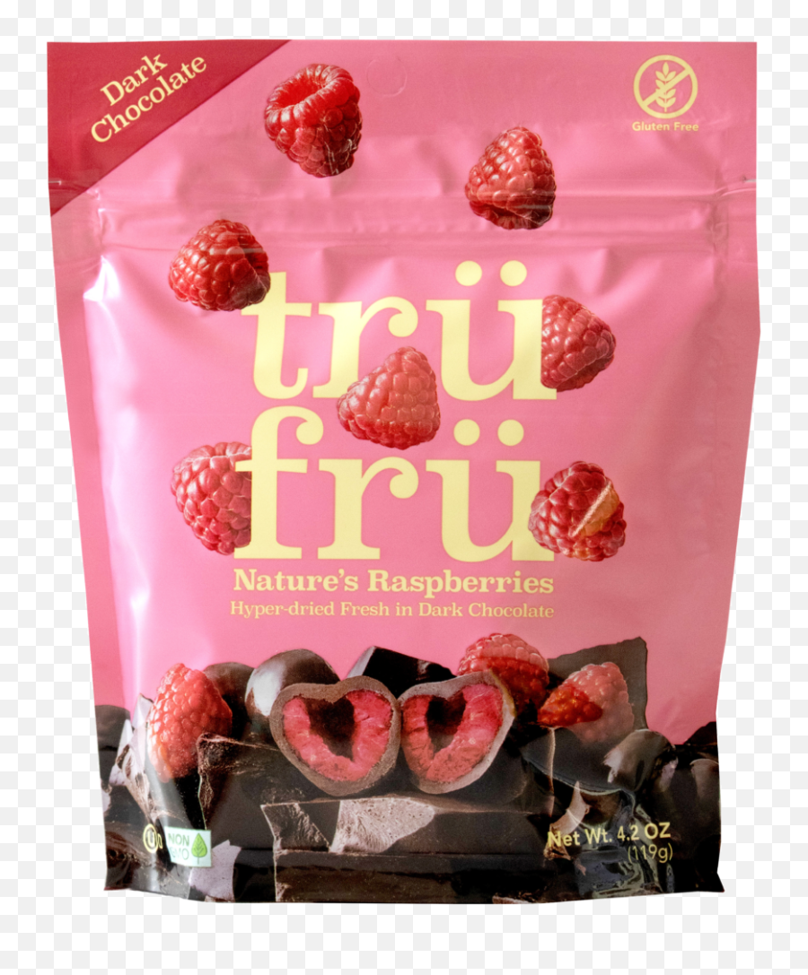 Raspberries Dark Chocolate 42 Oz - Trufru Emoji,Gold Emotion Raspberry