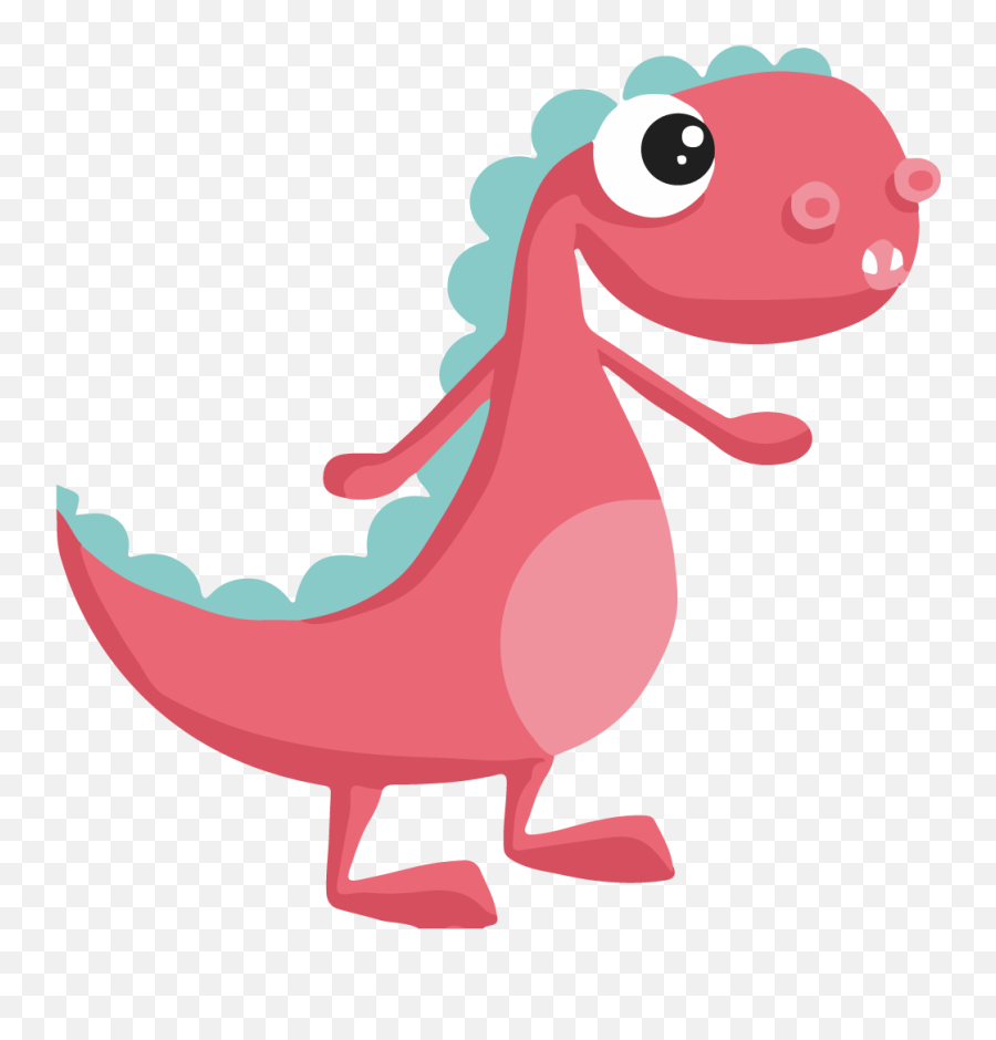 Pink Dinosaur With Googly Eyes Children Sticker - Tenstickers Emoji,How To Make A Googly Eyed Emotion