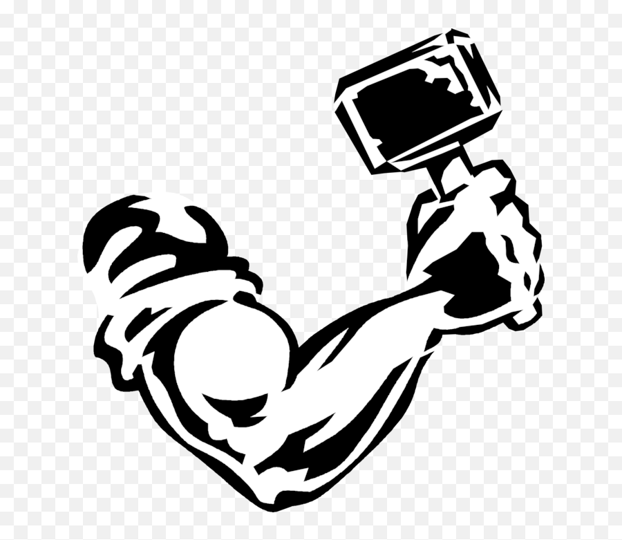 Muscle Clipart Muscle Arm Muscle Muscle Arm Transparent - Vector Arm And Hammer Logo Emoji,Arm Vs Arm Emoji
