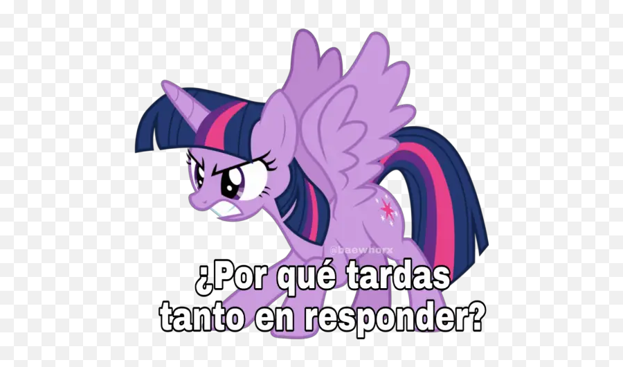 My Little Pony - Twilight Sparkle Alicorn Angry Emoji,My Little Pony Emojis