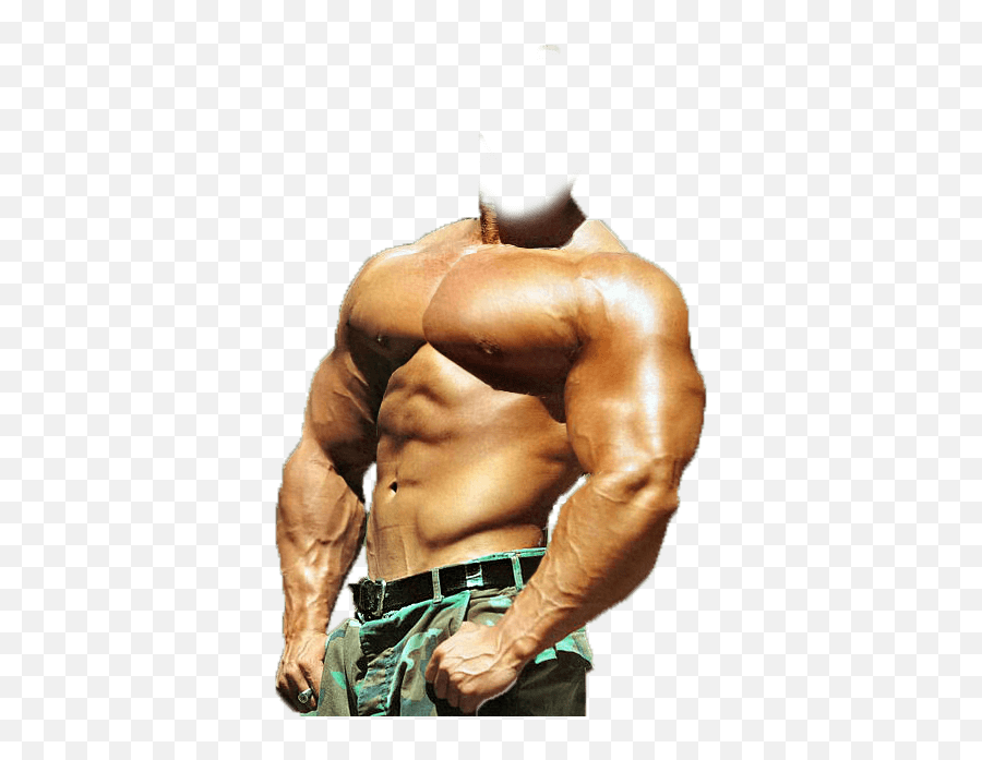 Man Bodybuilding Sticker - Bodybuilder Png Emoji,Bodybuilding Emoji