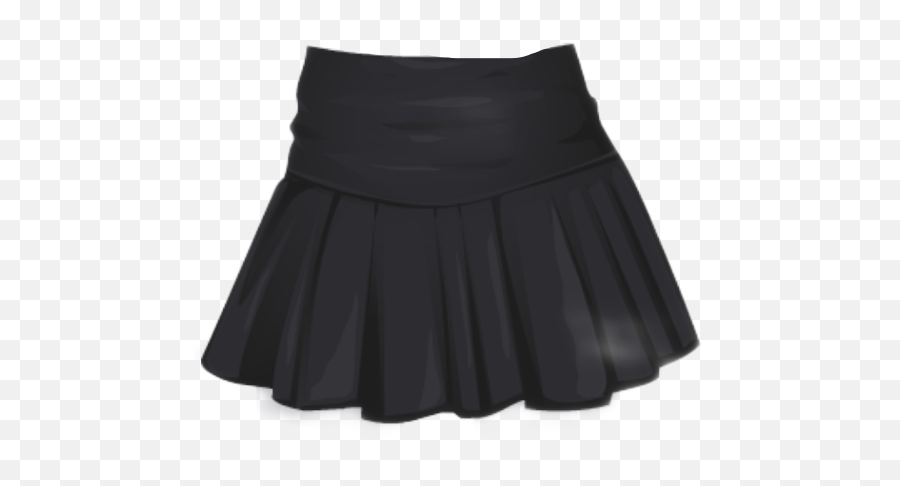 Black Skirt Clothes Sticker - Dance Skirt Emoji,Emoji Tennis Skirt