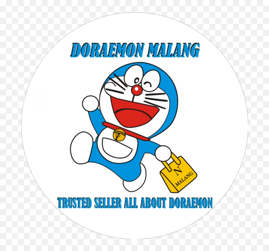Doraemon Logo Png - Doraemon Sticker Doraemon Face Doraemon Emoji,Emoji Pentagrama